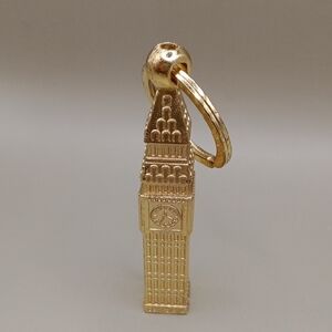 Gold Keychain Accessory From London